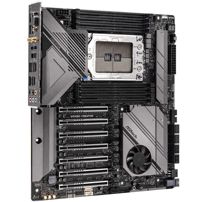 ASRock WRX80 Creator R2.0, AMD WRX80 motherboard, Socket sWRX8 image number 1