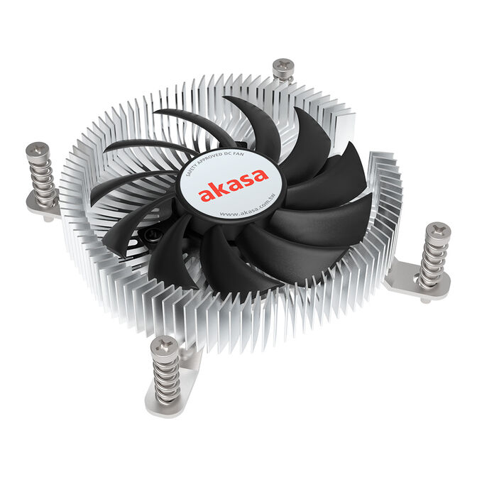 Akasa AK-CC6609EP01 Low Profile CPU Cooler - Socket LGA 1700, 21.8 mm height image number 1