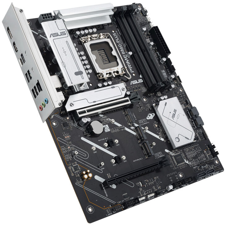 ASUS Prime B860-Plus Mainboard, Sockel LGA 1851, Intel B860, ATX, DDR5 image number 1