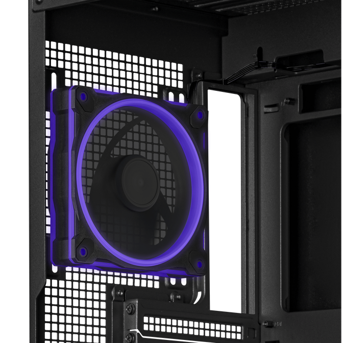 ASUS A31 Plus TG ARGB PC-Geh&auml;use, Midi-Tower, ATX, Tempered Glass - schwarz image number 8