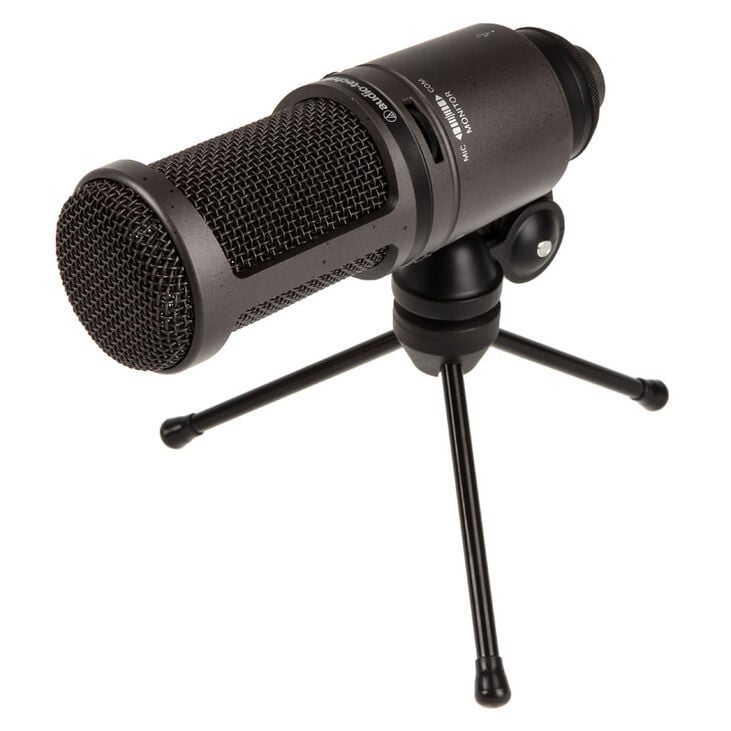 Audio-Technica AT2020 USB+ Condenser Microphone - Black image number 1