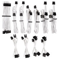 Corsair Premium Pro Sleeved Kabel-Set (Gen 4) - weiß