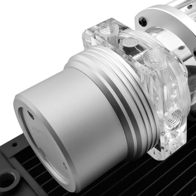 Singularity Computers Protium D5 Pump Cover - silver image number 1