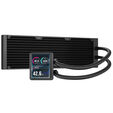 CORSAIR NAUTILUS II 360 RS LCD AiO-Wasserk&uuml;hlung, 3,5-Zoll-LCD, FlowDrive 2S, RS II L&uuml;fter - 360mm, schwarz image number null
