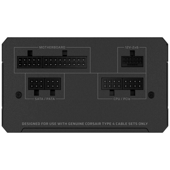 Corsair RMe Series RM650e 80 PLUS Gold power supply, modular, ATX 3.1, PCIe 5.1 - 650 watts, black image number 6