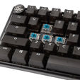 Ducky One 3 Aura Black SF Gaming Keyboard, RGB LED - MX-Blue (US) image number null
