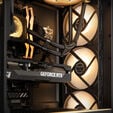 KingForge Gaming-PC Platin, AMD Ryzen 7 7800X3D, RTX 5070 Ti, Phanteks Eclipse G400A &ndash; Fertig-PC image number null