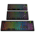 Glorious GPBT Basics Keycaps, ANSI Layout (US), PBT, Doubleshot - Classic Black image number null