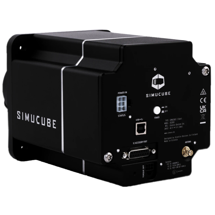 Simucube 2 Sport Wheelbase (17 Nm) + Ascher Racing McLaren Artura GT4 Steering Wheel including Quick Release image number 10