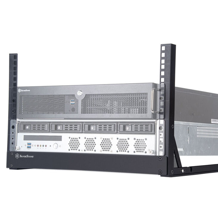 SilverStone SST-RK06U-OF 19 inch Desktop Rack, open frame - 6U image number 8