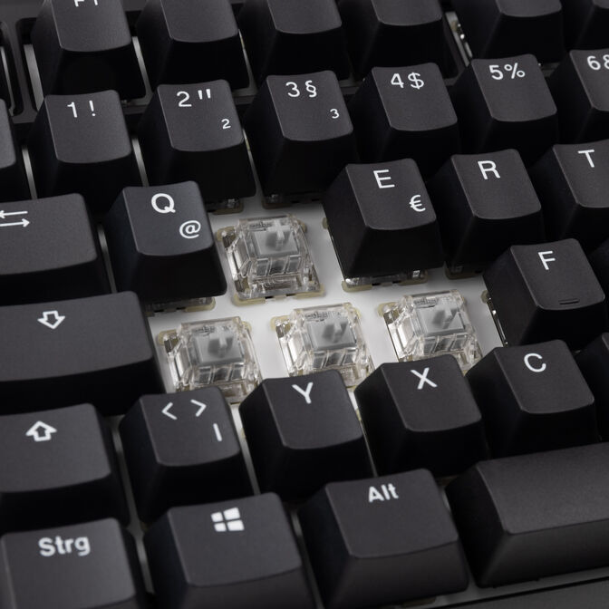 Ducky Tinker 75 Gaming Keyboard, RGB - MX-Speed Silver (ISO-DE) image number 4