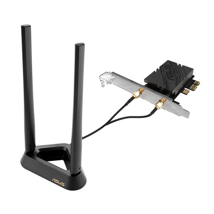ASUS PCE-BE92BT Netzwerkadapter, PCIe, Wi-Fi 7, BT 5.4 - schwarz image number 1