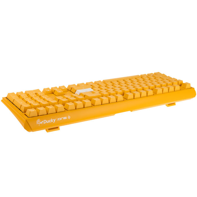 Ducky One 3 Yellow Gaming Tastatur, RGB LED - MX-Speed-Silver (US) image number 2
