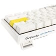 Ducky One 2 Pro Mini White Edition Gaming Tastatur, RGB LED - Cherry Blue (US) image number null