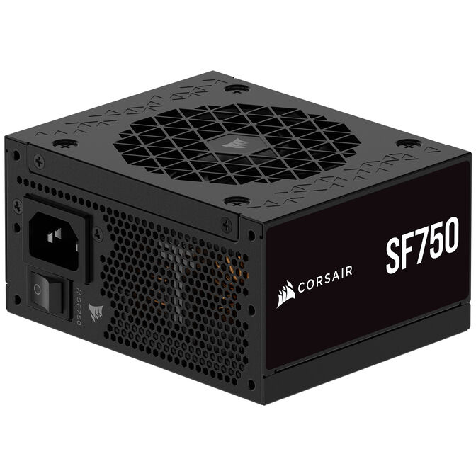 Corsair SF Series SF750 SFX Power Supply, 80 PLUS Platinum, ATX 3.1 / PCIe 5.1 - 750 Watts, black image number 1