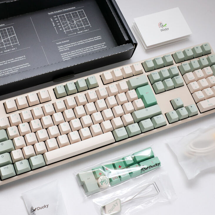 Ducky One 3 Matcha Gaming Tastatur - MX-Silent-Red image number 7