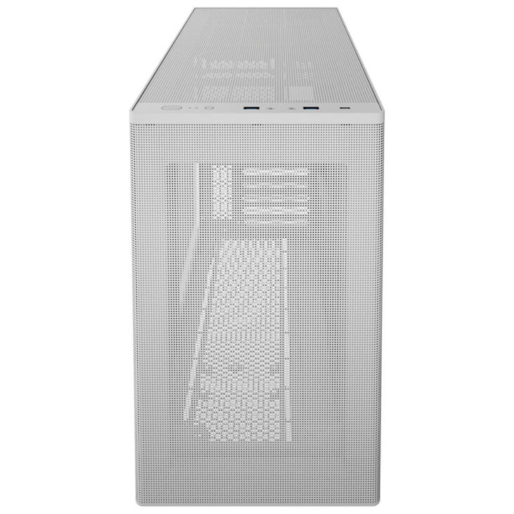 Aerocool Stormfront Mini PC case, Mini Tower, mATX, Tempered Glass - white image number 1