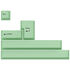 GMK Additional Kit, ABS-Keycaps, Double-Shot, Erweiterungsset für ISO & ANSI - pastell grün image number null