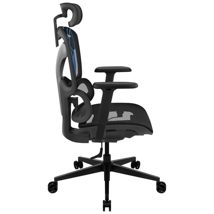 ThunderX3 YTC Ergonomischer Bürostuhl - schwarz/blau image number 2