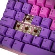 Glorious GMMK 2 Full-Size Tastatur, Gateron Brown, GPBT-Nebula-Keycaps, DE-Layout - King Deal image number null