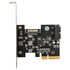 SilverStone SST-ECU04-E - PCI-E Erweiterungskarte, 1x intern USB 3.1 19-pin Anschluss, LP image number null