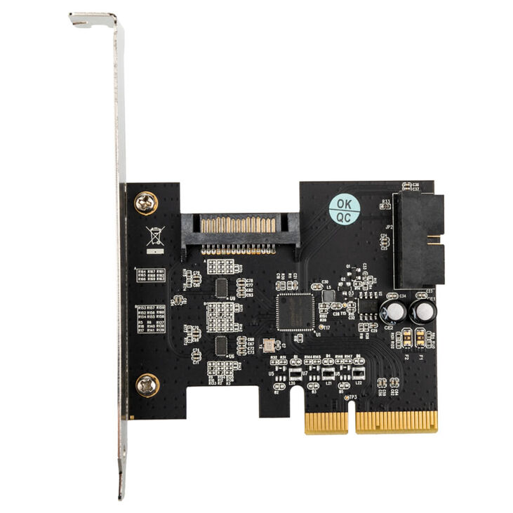 SilverStone SST-ECU04-E - PCI-E Erweiterungskarte, 1x intern USB 3.1 19-pin Anschluss, LP image number 2
