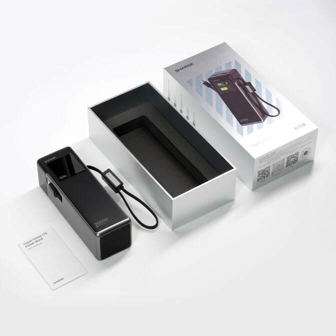 SHARGE HyperTower Powerbank 170 25 000 mah  - Black image number 14