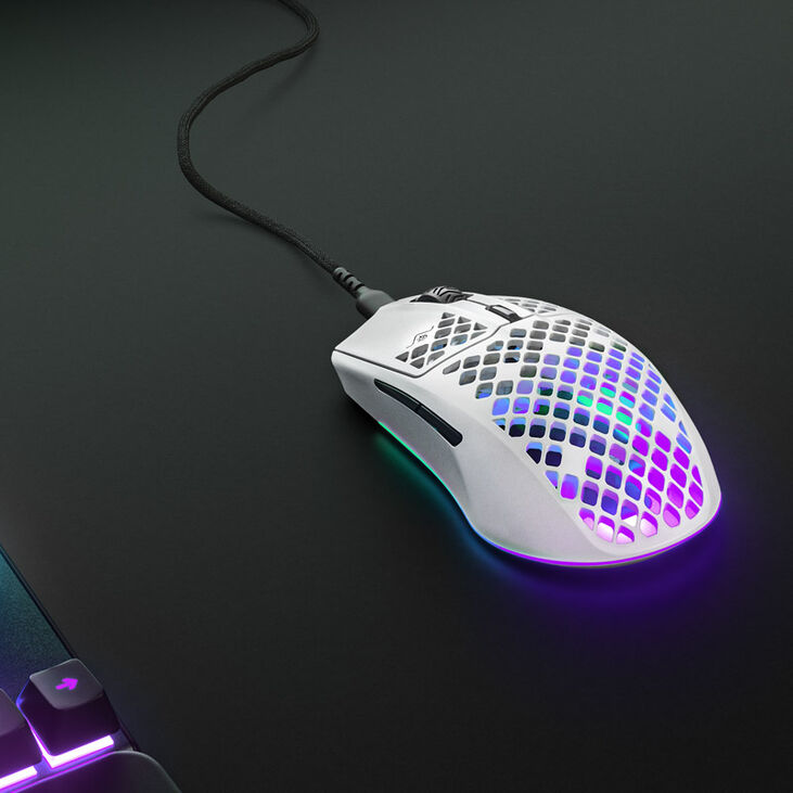 SteelSeries Aerox 3 Gaming Maus - weiß image number 5
