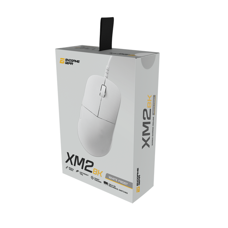 Endgame Gear XM2 8k Gaming Maus, kabelgebunden - White Frost image number 11