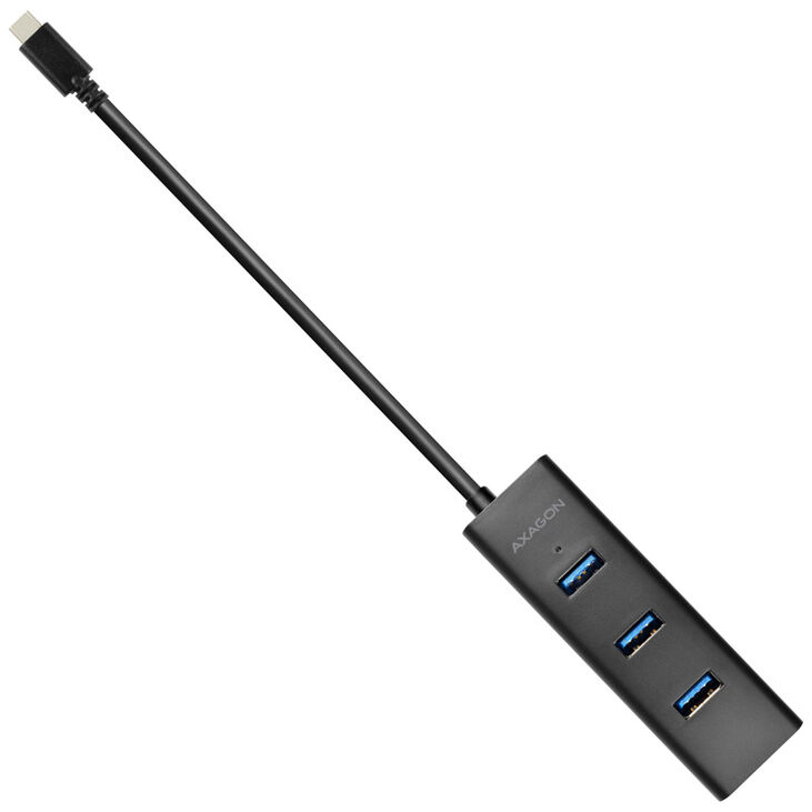 AXAGON HUE-S2C USB-A Hub, 4x USB 3.0, external power supply - 40 cm USB-C image number 2