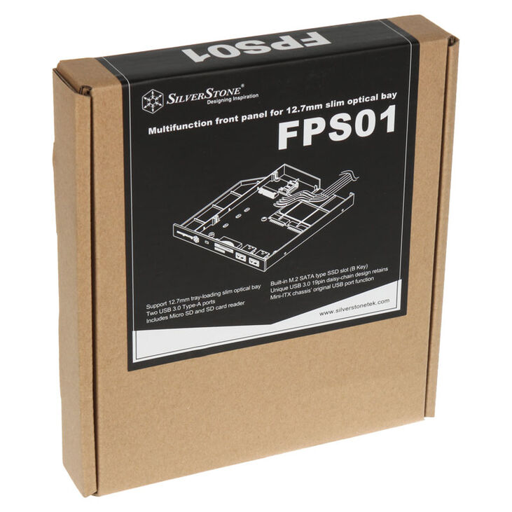 SilverStone SST-FPS01 Slim ODD-Adapter für 12,7mm Einschub image number 4