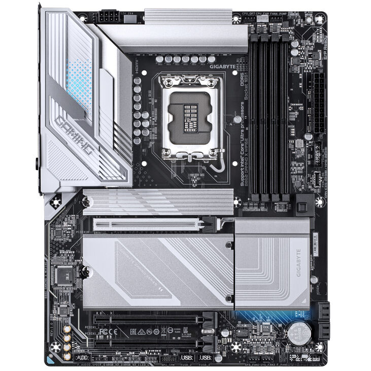 Gigabyte B860 Gaming X WiFi6E Mainboard, Sockel LGA 1851, Intel B860, ATX, DDR5 image number 2