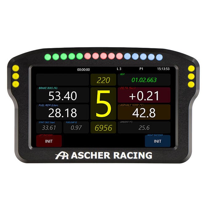 Ascher Racing Dashboard 5" image number 1