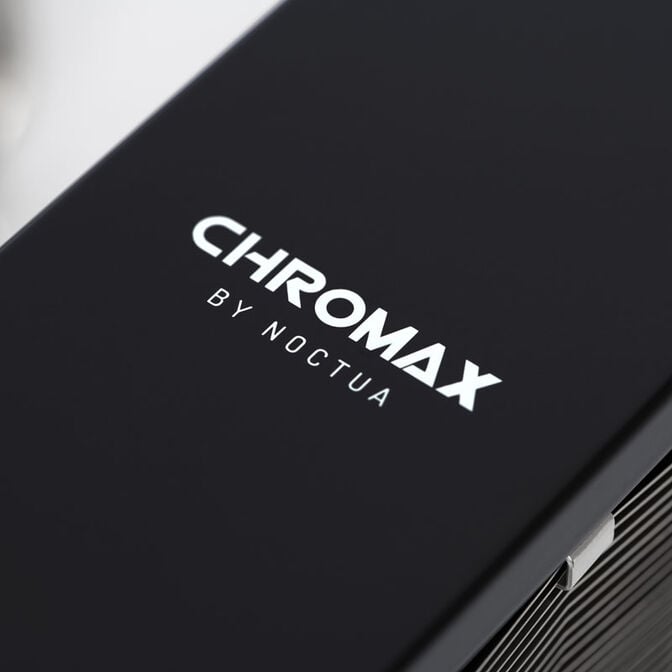 Noctua HC8 chromax.black CPU cooler cover - black image number 1