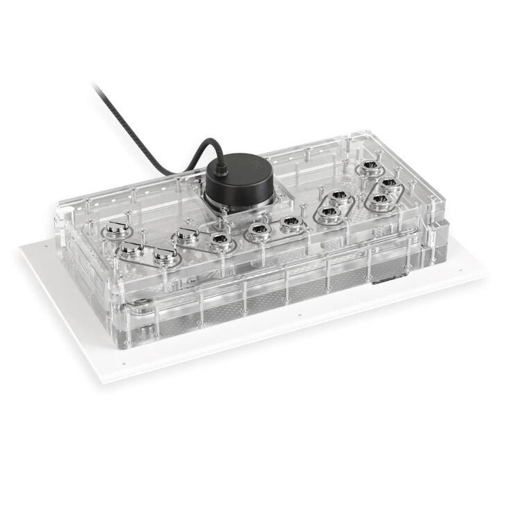 Alphacool Apex Distroplate für Dark Base Pro 901, mit Apex Pumpe, RGB - weiß image number 1