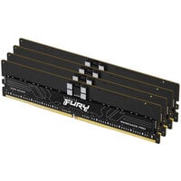 Kingston Fury Renegade Pro DDR5-6000 RAM, CL32, XMP + EXPO, ECC reg. - 64 GB Quad-Kit, black