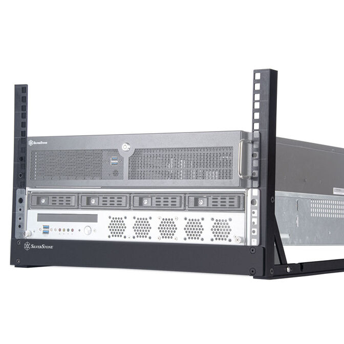 SilverStone SST-RK06U-OF 19 inch Desktop Rack, open frame - 6U image number 8