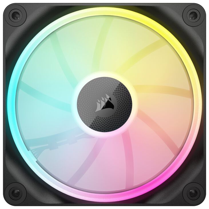 Corsair iCUE Link LX120 RGB, PWM Lüfter, 3er Pack - 120mm, schwarz image number 2