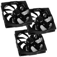 Noiseblocker NB-eLoop Fan B14-PS Black Edition - 140mm PWM, 3 pieces
