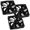 Noiseblocker NB-eLoop Fan B14-PS Black Edition - 140mm PWM, 3 St&uuml;ck