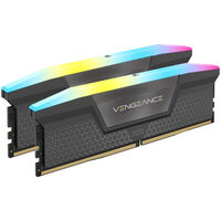 Corsair Vengeance RGB DDR5-6000 RAM, CL40, EXPO - 64 GB Dual-Kit, grey