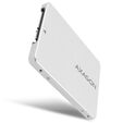 AXAGON RSS-M2SD enclosure for M.2 SATA SSDs up to 2280 - Aluminium, silver image number null