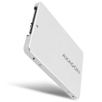 AXAGON RSS-M2SD Geh&auml;use f&uuml;r M.2-SATA-SSDs bis 2280 - Aluminium, silber