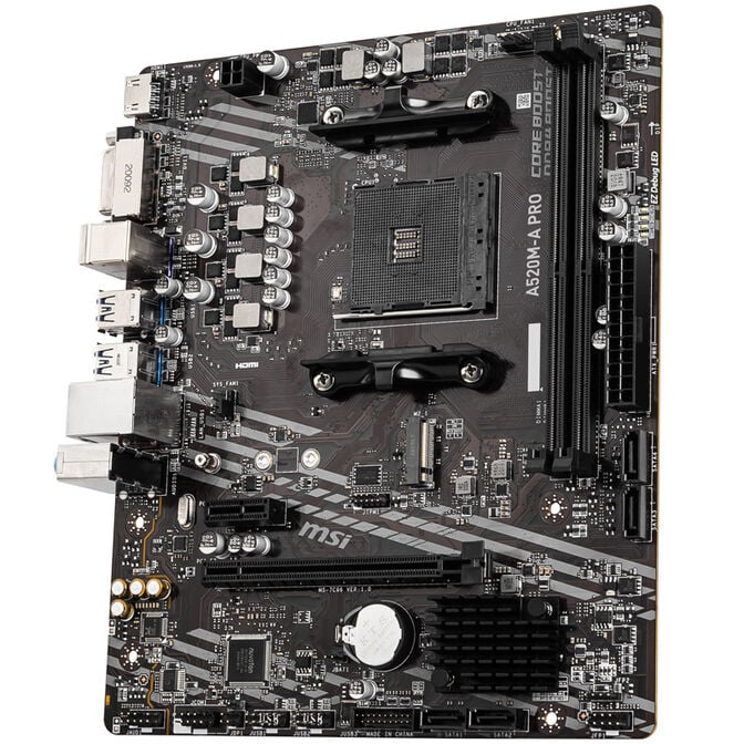 MSI A520M-A Pro Mainboard, Sockel AM4, AMD A520, Micro-ATX, DDR4 image number 5