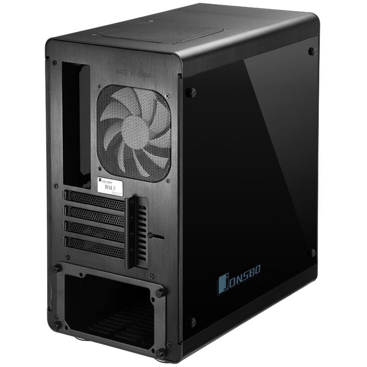 Jonsbo RM3 Micro-ATX Gehäuse, Tempered Glass - schwarz image number 3