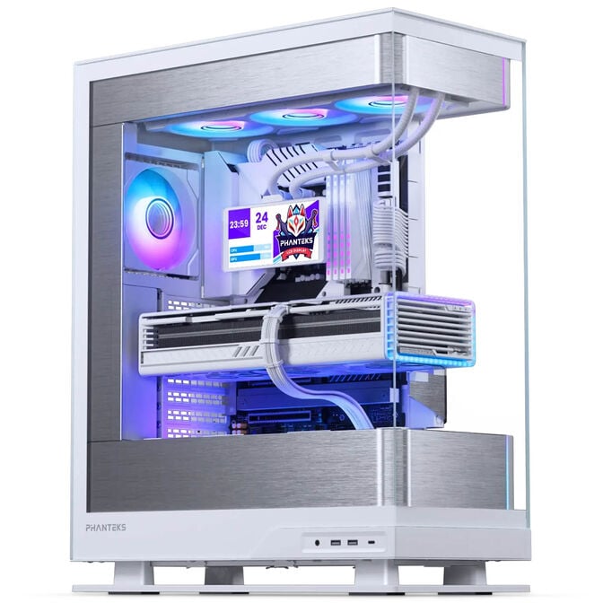 Phanteks Glacier One 360M25 LCD AiO-Wasserk&uuml;hlung, 6-Zoll-Display - 360mm, wei&szlig; image number 5