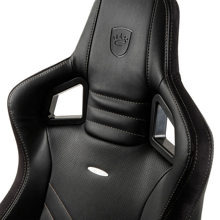 noblechairs EPIC Gaming Chair - black/gold image number 4