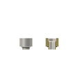 Thermal Grizzly DeltaMate Extender Fitting - MF14, matt nickel, pack of 6 image number null