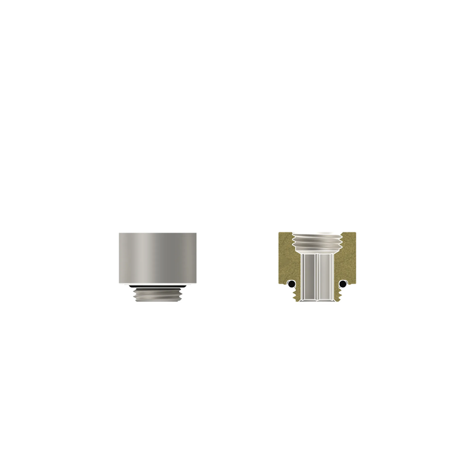 Thermal Grizzly DeltaMate Extender Fitting - MF14, matt nickel, pack of 6 image number 1