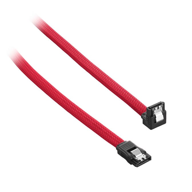 CableMod ModMesh Right Angle SATA 3 Cable 30cm - red image number 0